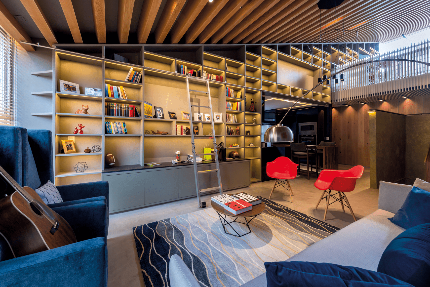 Transforma tu biblioteca en un espacio único con la iluminación ideal ...